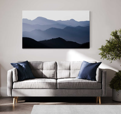 Mountain Silhoutte I | Nature Wall Art | Canvas Print