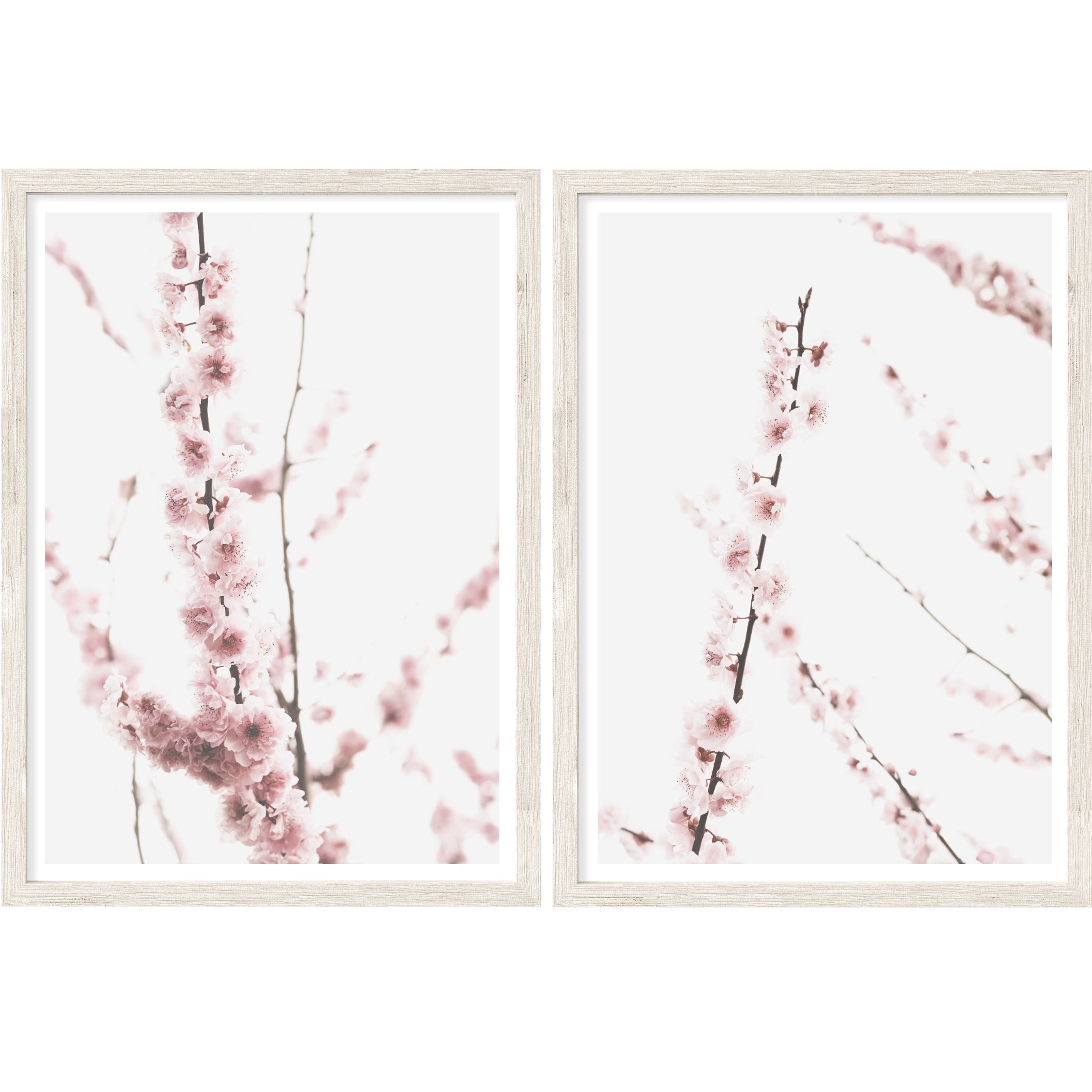 Wall Art Poster Set or Canvas Prints | Flower Wall Art | Cherry Blossom ...