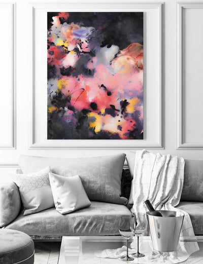 Nightscape II | Abstract Wall Art  | Stretched Canvas PrintPrint