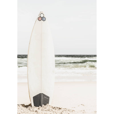 A Surfboard on the Beach