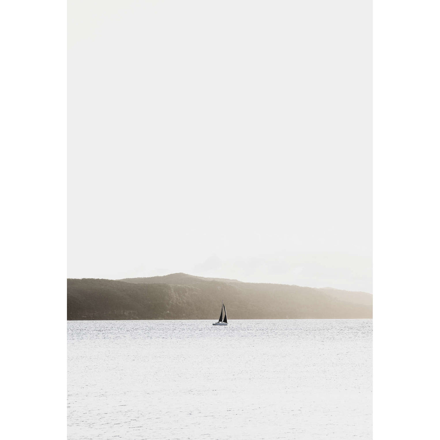 Lonely Sailboat