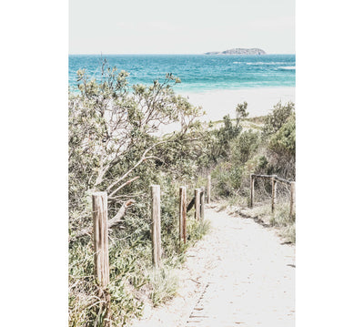 Zenith Beach Path | Coastal Wall Art Print