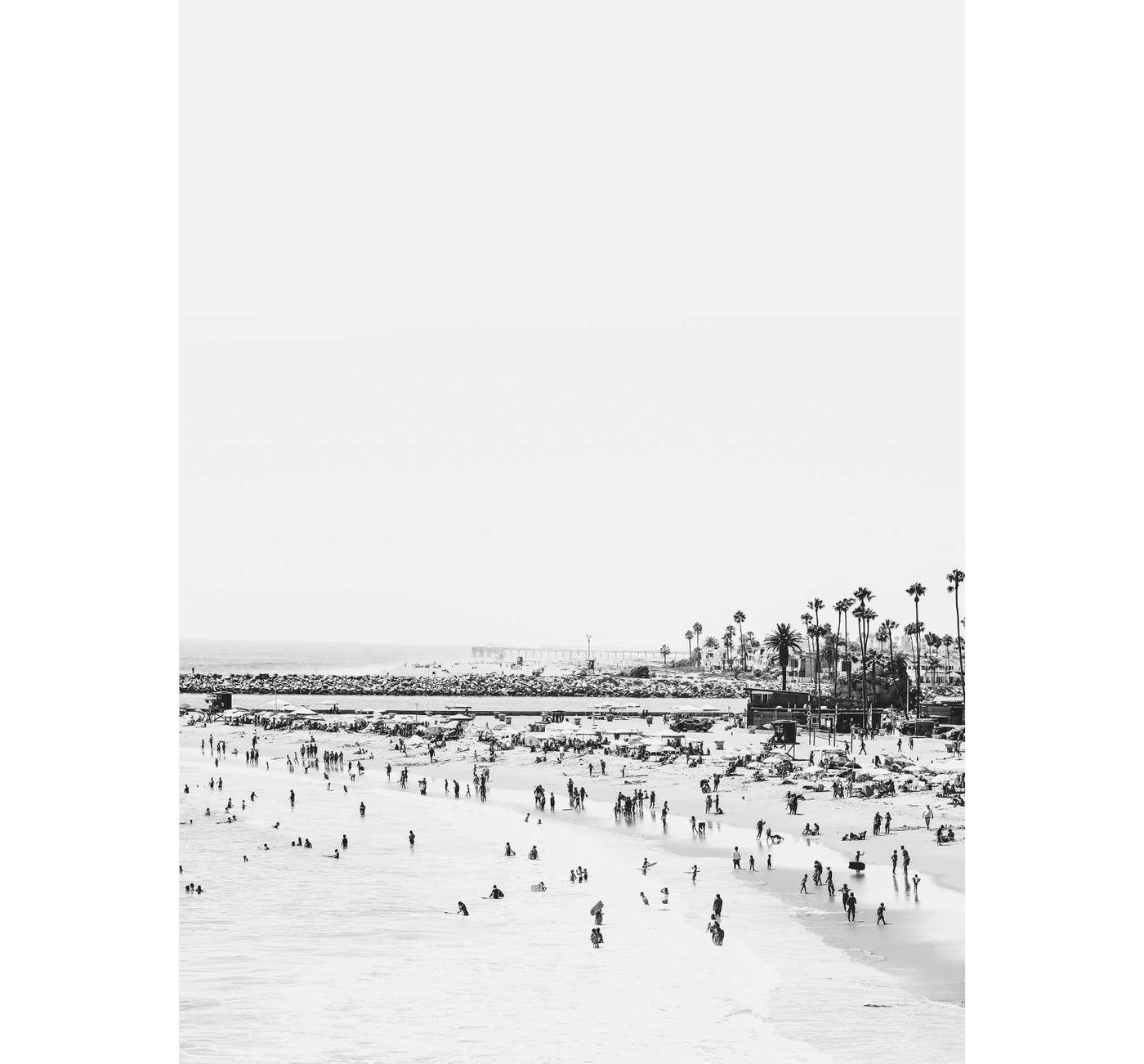 Newport Beach III Black & White