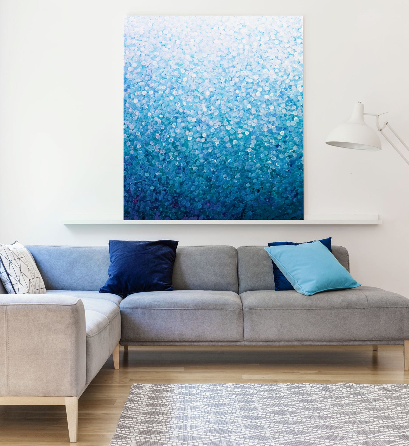Ocean Study I | Abstract Wall Art | Canvas Print