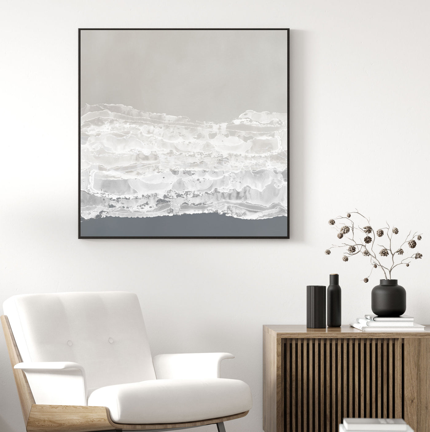 Rêve Blanc | Abstract Wall Art Print