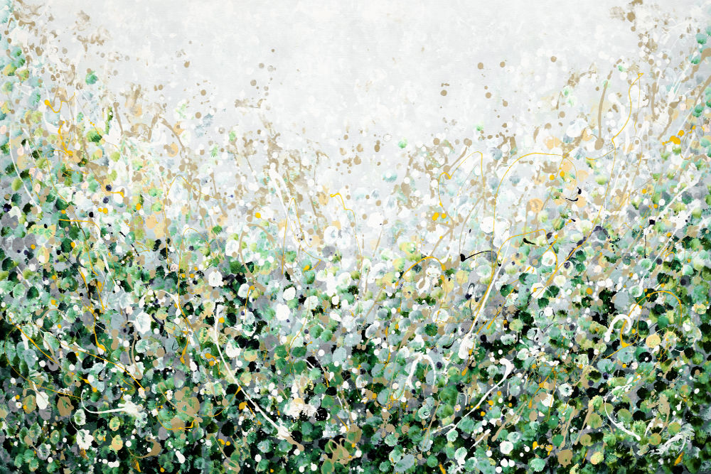 Spring Meadow Study III | Abstract Wall Art Print
