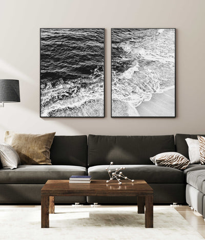 La Jolla Shores Black & White - Set of 2