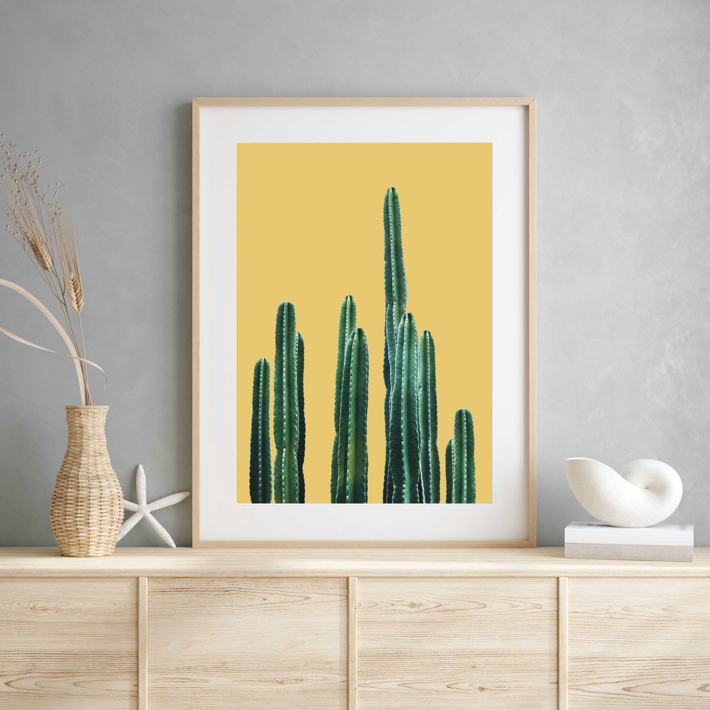 san pedro cactus art San Pedro Cactus | Botanical Wall Art