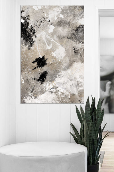 Pluie | Abstract Wall Art | Stretched Canvas Print