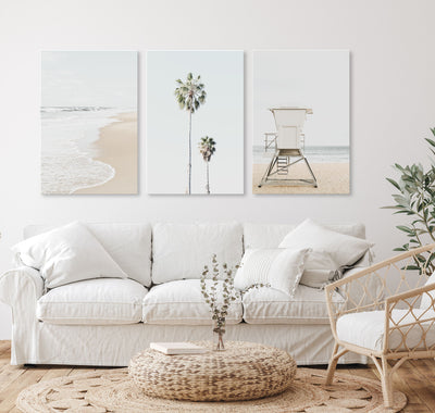 Coastal Haven Set of 3 | Coastal Wall Art | Canvas Prints