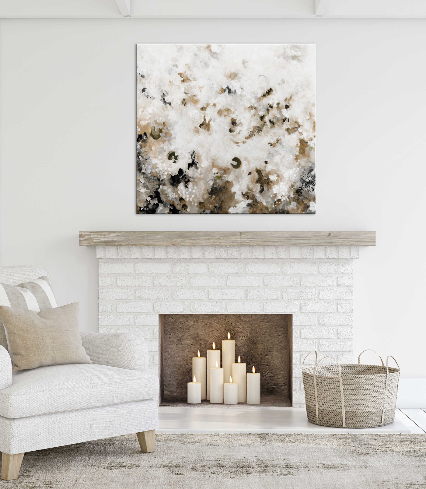 Flying Angels No. 4 | Abstract Wall Art | Gallery Wrap Canvas Print