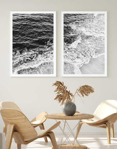 La Jolla Shores Black & White - Set of 2