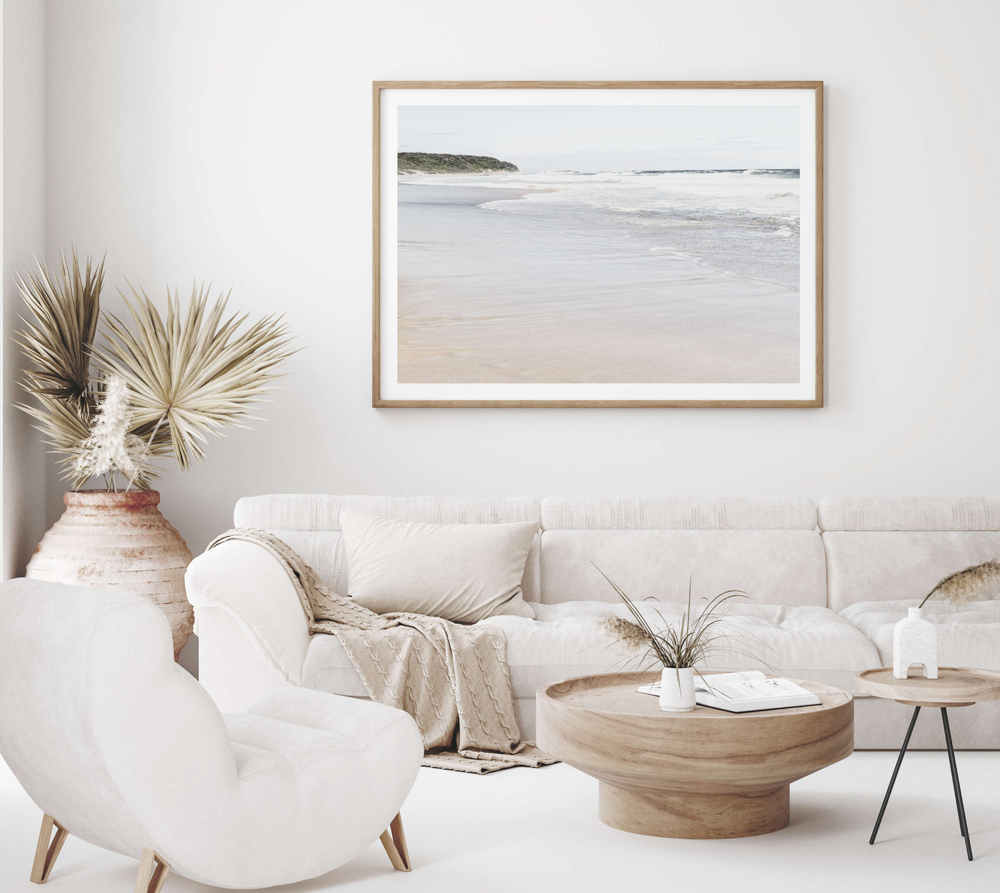minimalist beach print, large coastal wall art | arrtopia