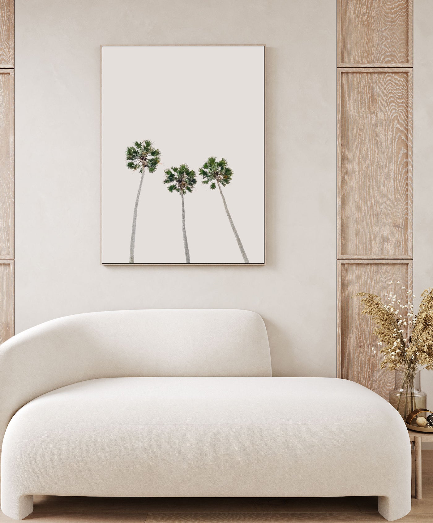 Trio Palms III | Palm Wall Art | Canvas Print