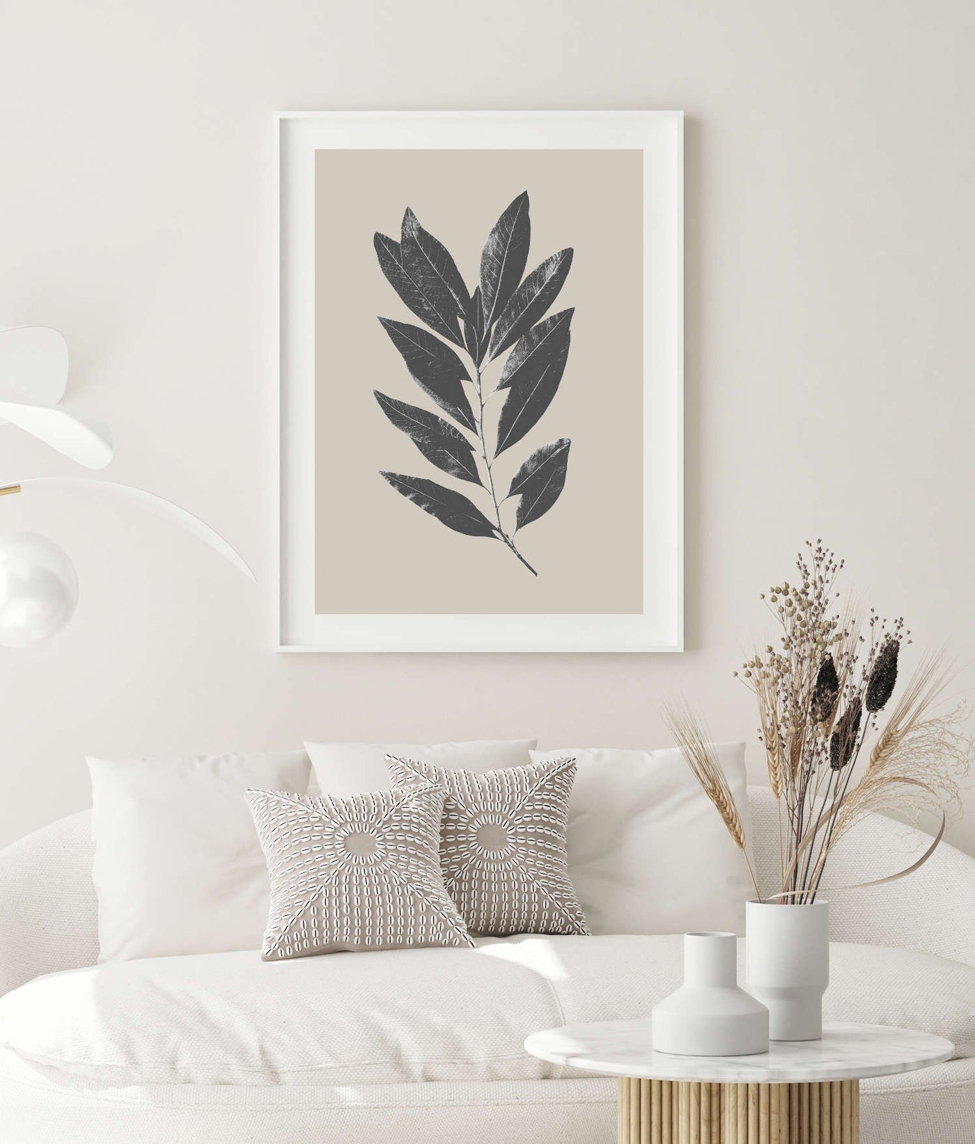 botanical art print, neutral wall decor | arrtopia