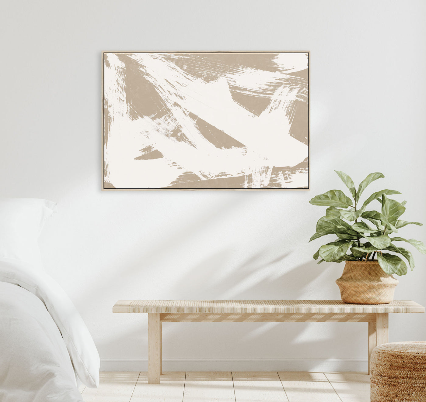 Marbella | Abstract Wall Art | Framed Canvas Print