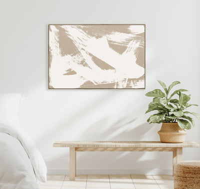 Marbella | Abstract Wall Art | Framed Canvas Print