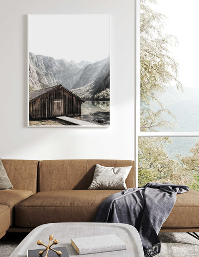 Mountain Hut | Nature Wall Art Print