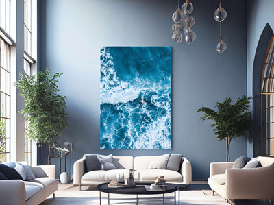 ocean wall art oversized canavs print for living room by arrtopia