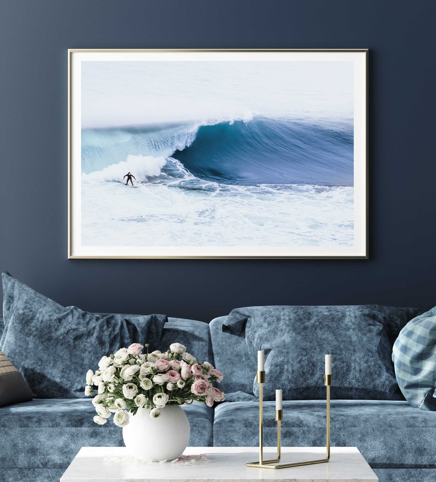 Malibu Surfer | Coastal Wall Art Print