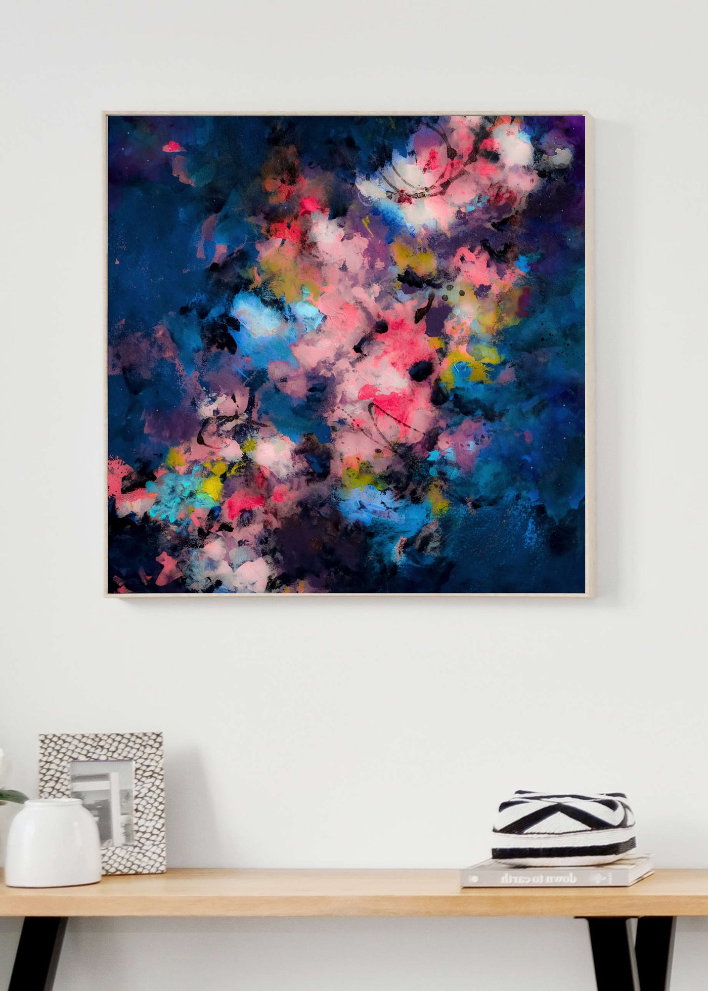 Nightscape I | Abstract Wall Art Print | Framed Canvas Print