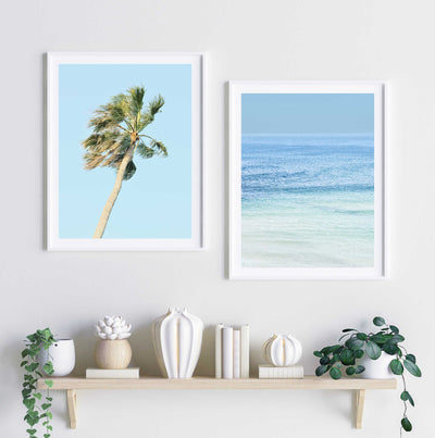 Tropical Paradise - Set of 2 | Coastal Wall Art Prints