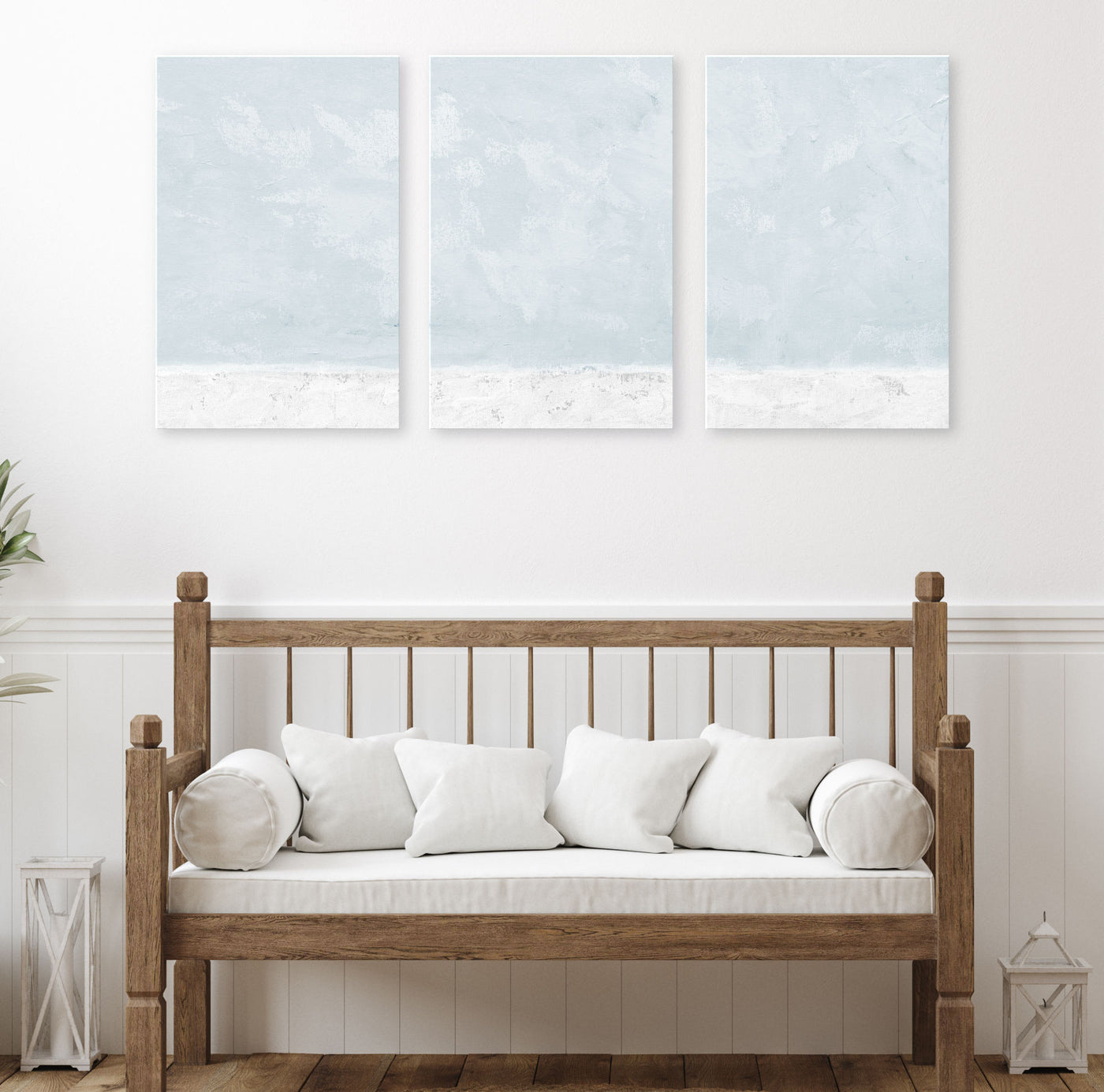 Ligne De Rivage No. 8 Set of 3 | Absttract Wall Art | Canvas Prints