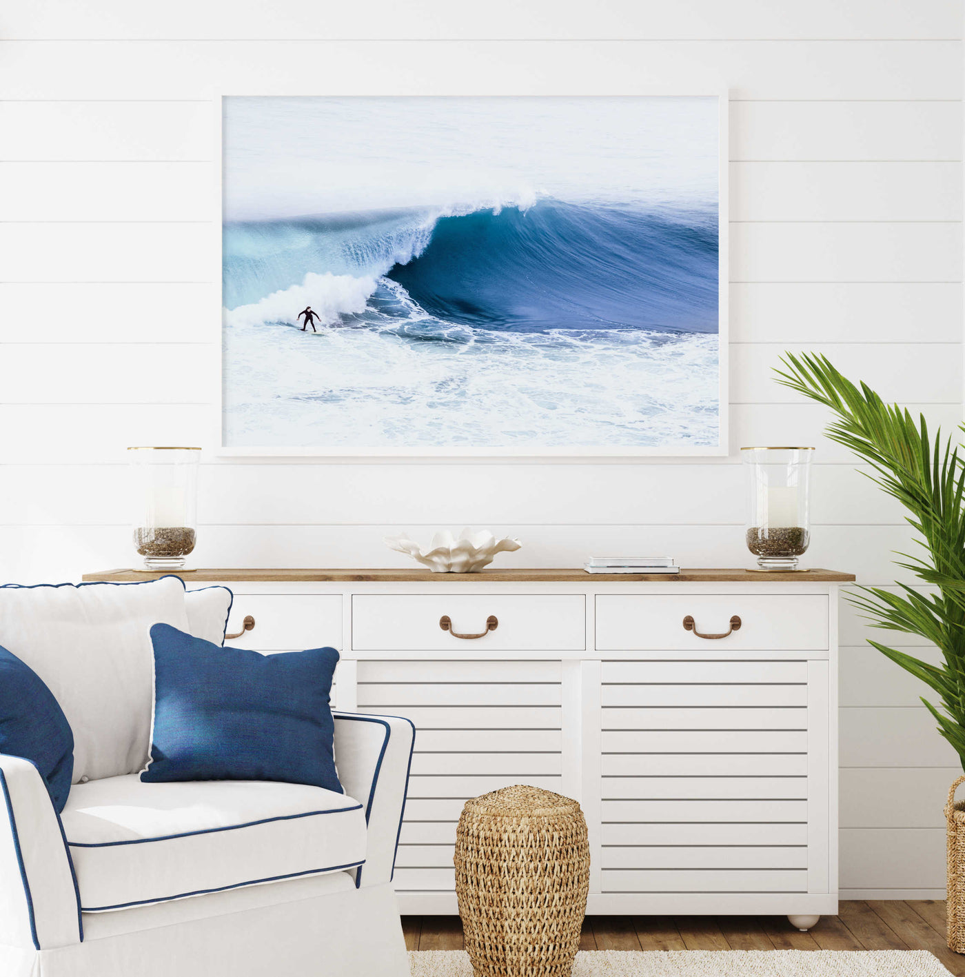 Malibu Surfer | Coastal Wall Art Print