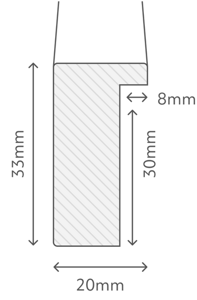 Box Frame For Fine Art Paper Print