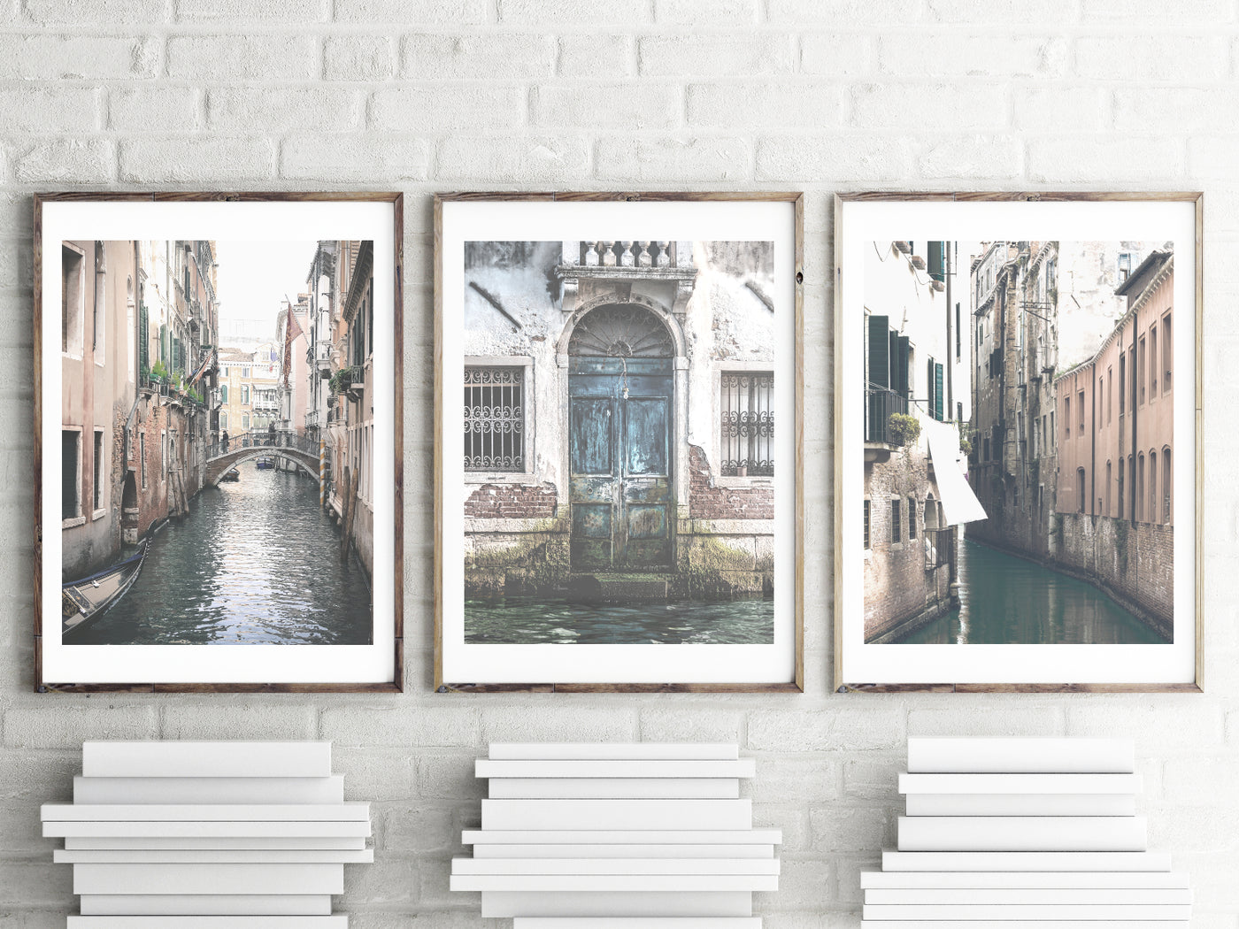 Venice prints set of 3, Italy photography by arrtopia