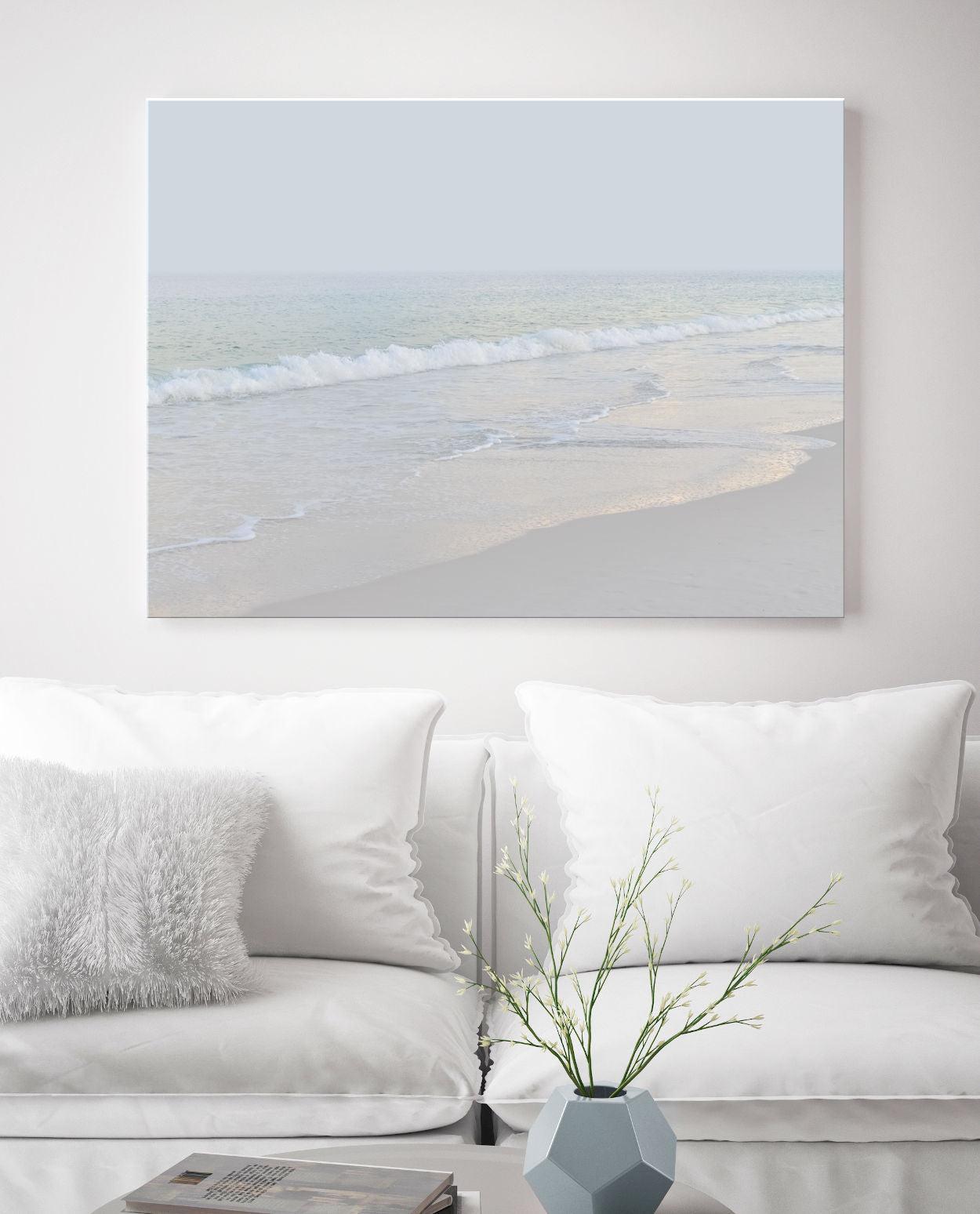 Crystal Beach | coastal wall art | canvas print