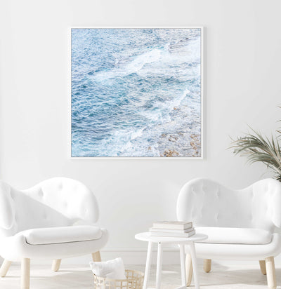 Bay Waters | Coastal Wall Art | Framed Canvas Print