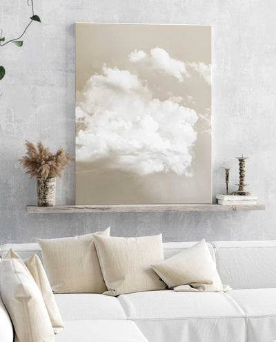 Nude Cloudscape I | Cloud Wall Art | Stretched Canvas Print