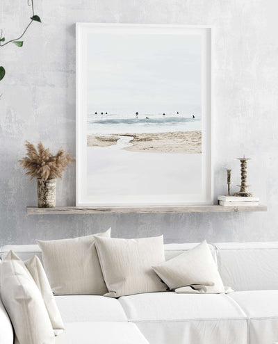 minimalist beach art print, surf wall art | arrtopia