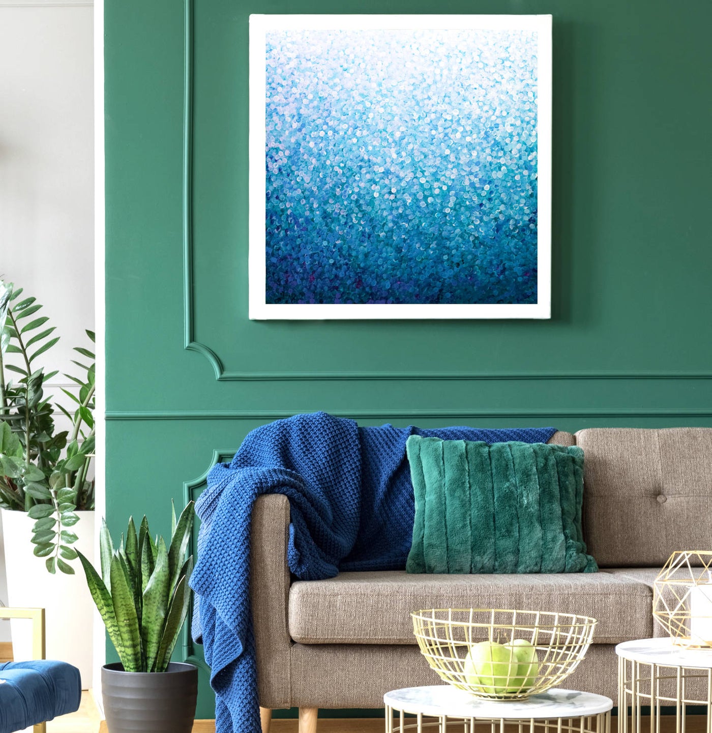 Ocean Study I | Abstract Wall Art | Canvas Print