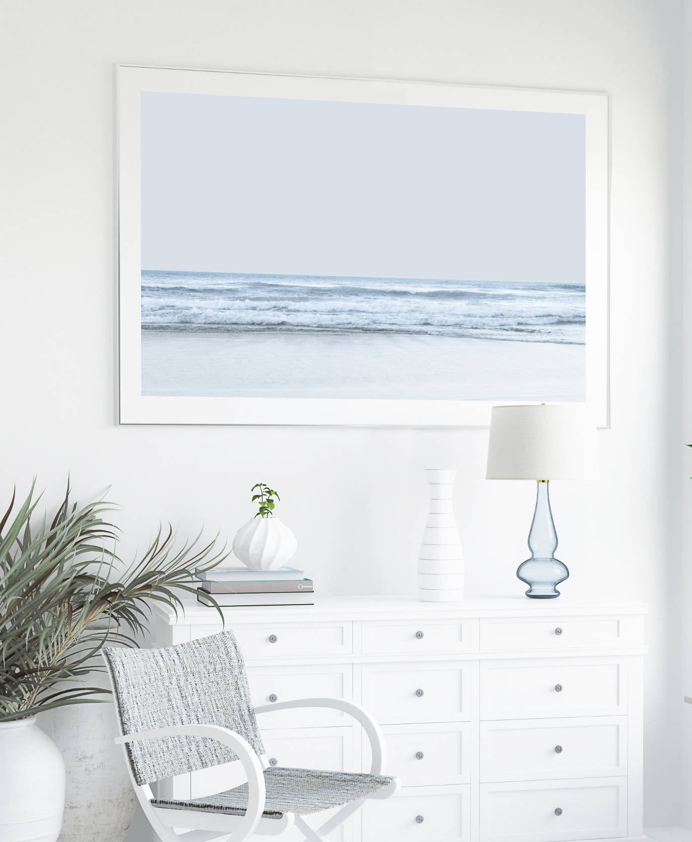 Endless Blues | Beach Wall Art Print