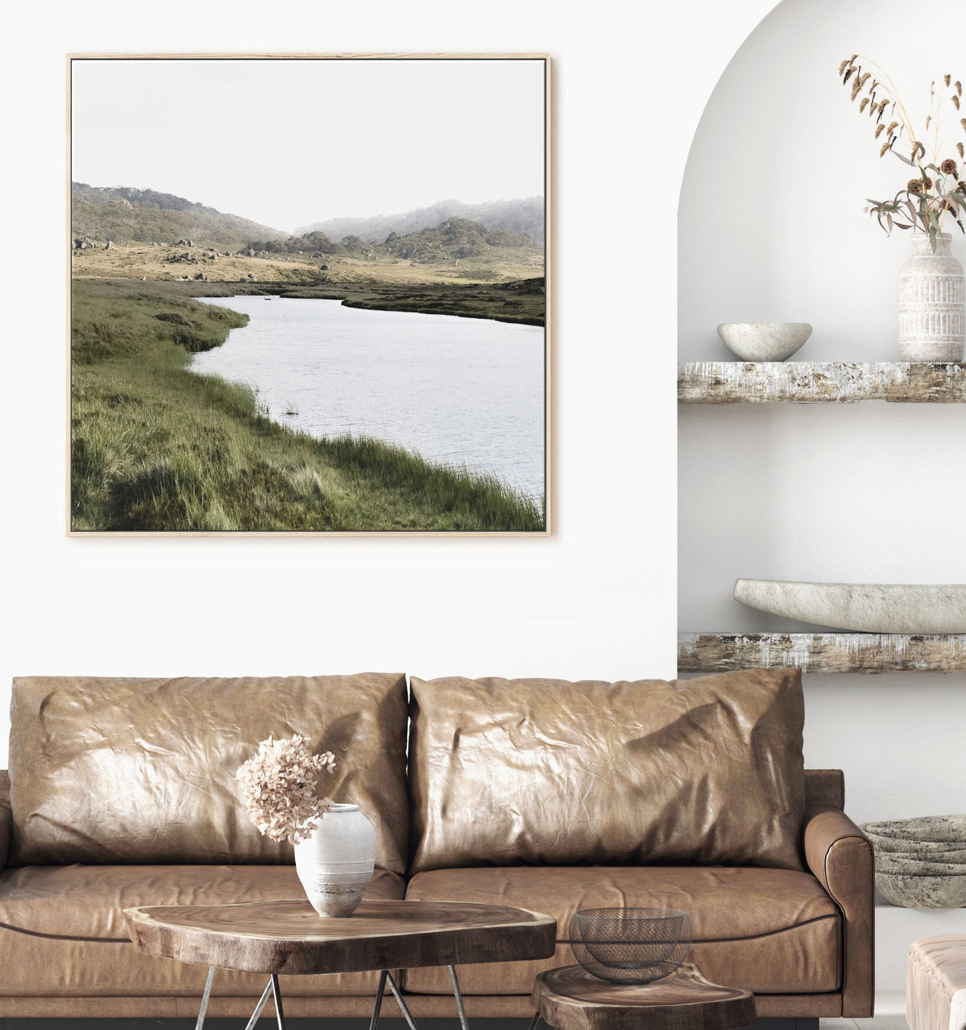 Thredbo River | Nature Wall Art | Framed Cnavas Print