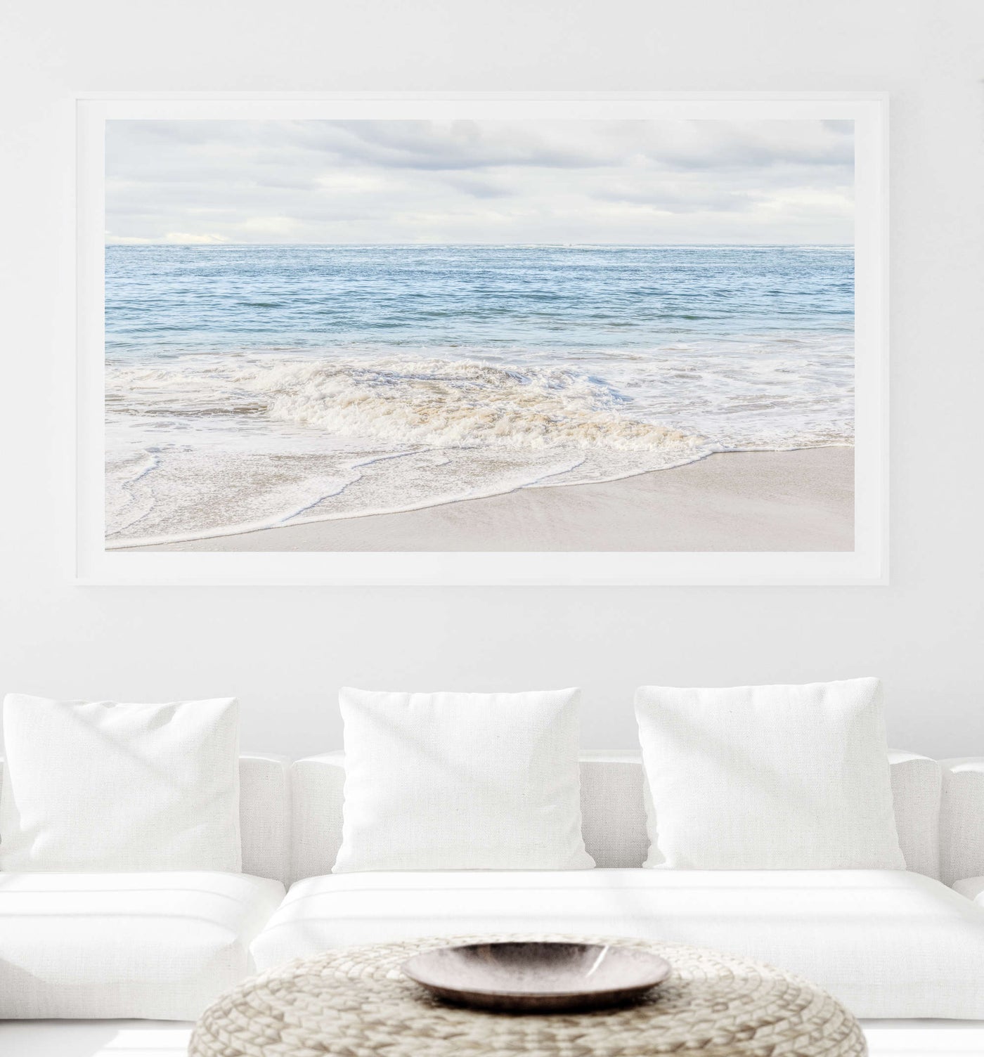 extra large beach art print, coastal wlal art | arrtopia