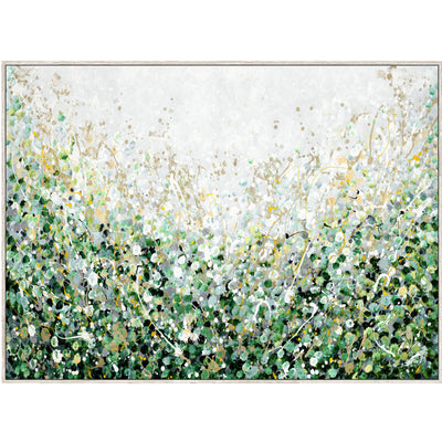 Spring Meadow Study III | Framed Canvas Art Print