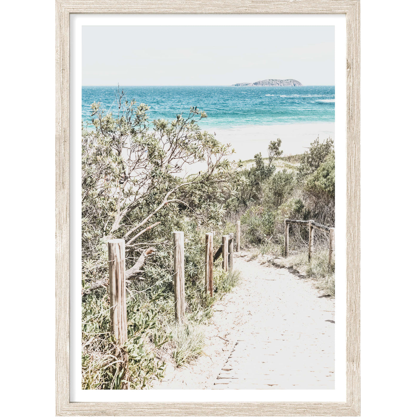 Zenith Beach Path | Coastal Wall Art Print