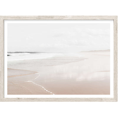 Pelican Beach II | Coastal Wall Art Print