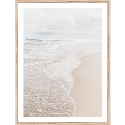 Mungo Beach | Neutral Beach Wall Art Print