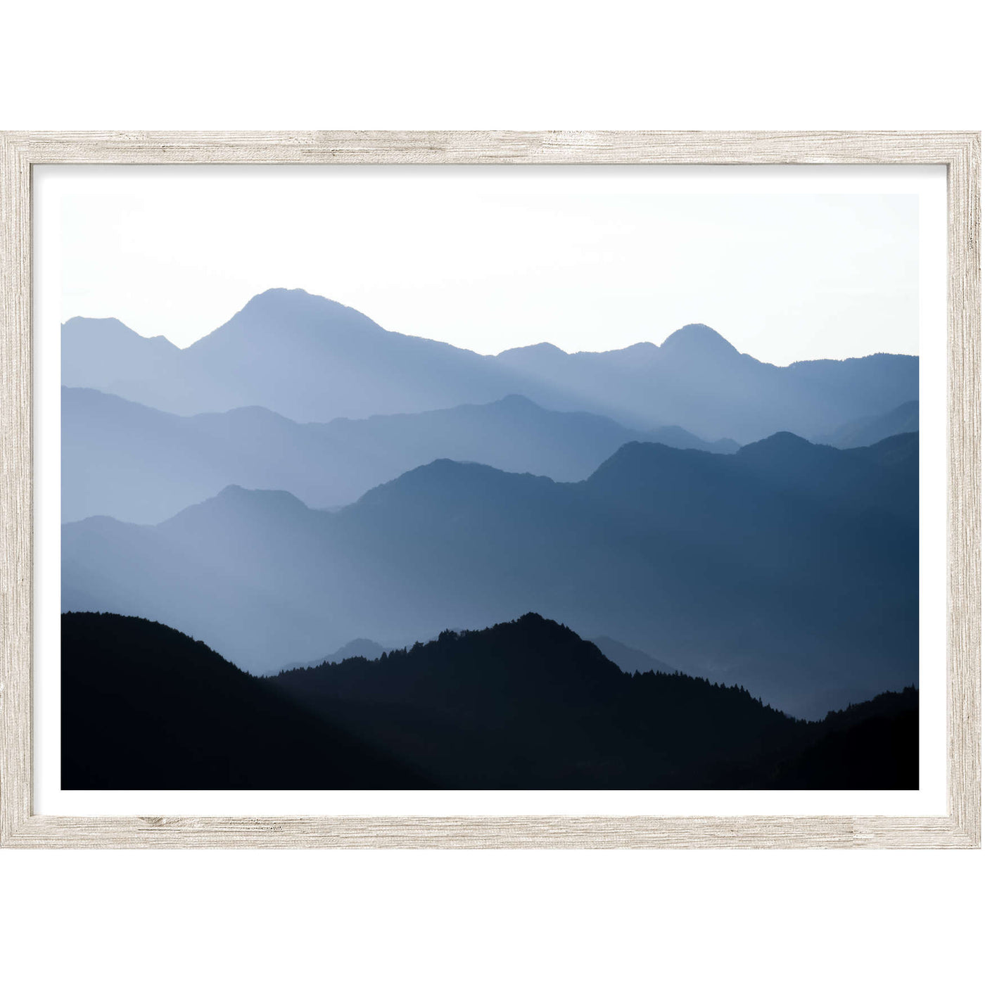 Mountain Silhoutte I | Nature Wall Art Print