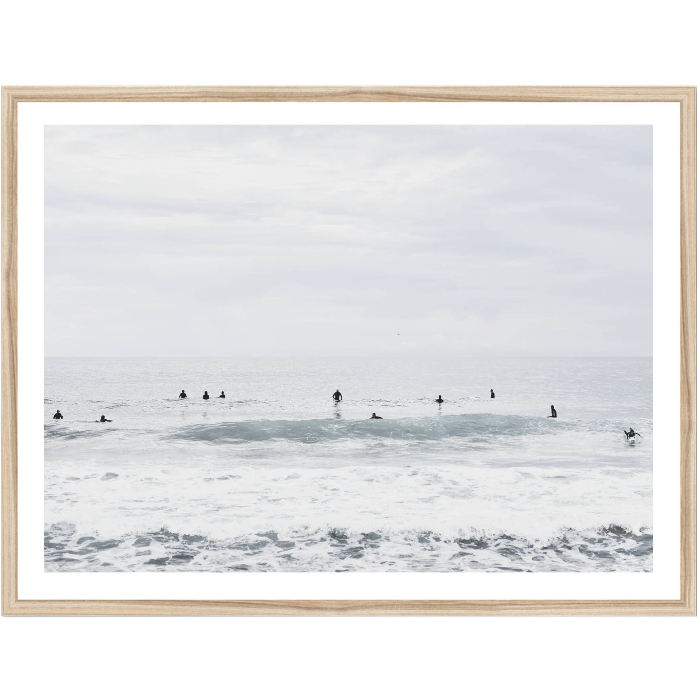 Palm Beach Surfers | Coastal Wall Art Print