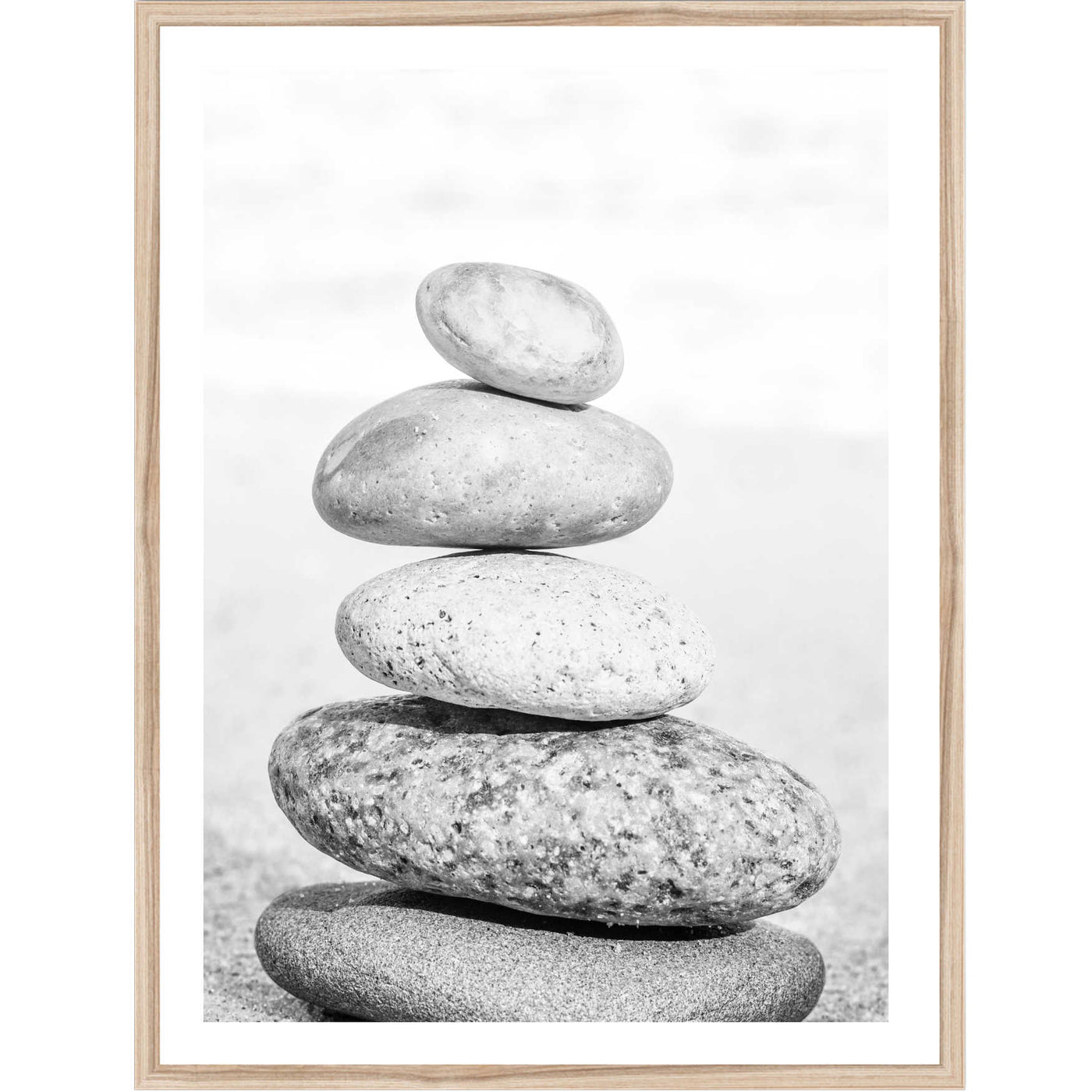 Beach Pebbles II | Coastal Wall Art Print