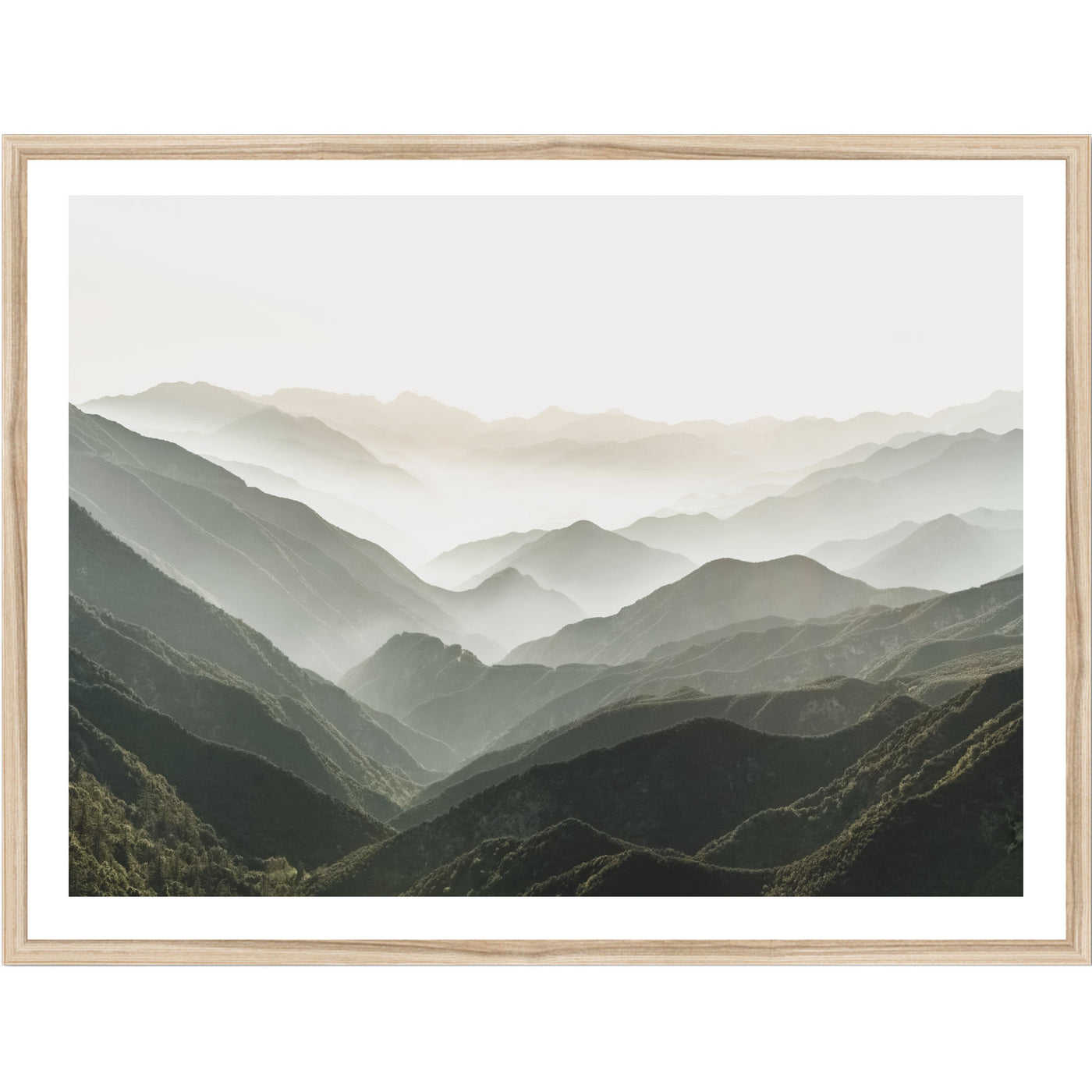 View of San Bernardino Mountains | Nature Wall Art Print