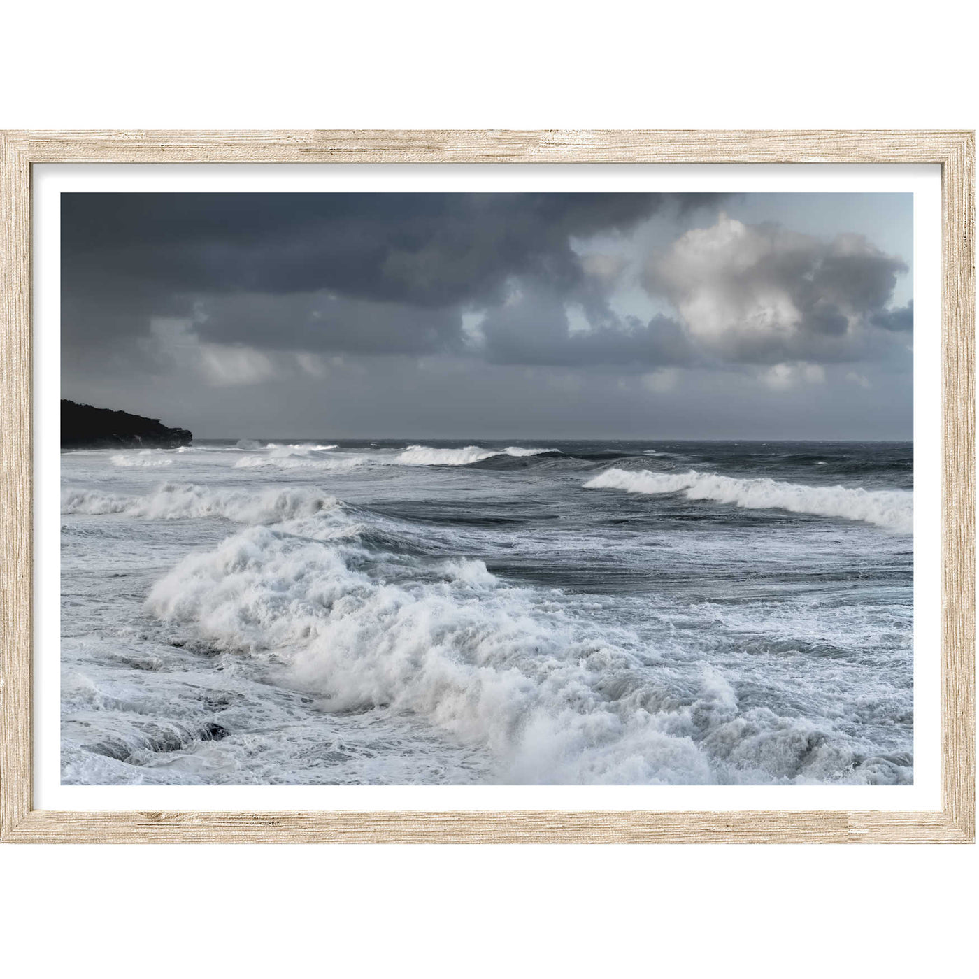 Stormy Coast III | Coastal Wall Art Print