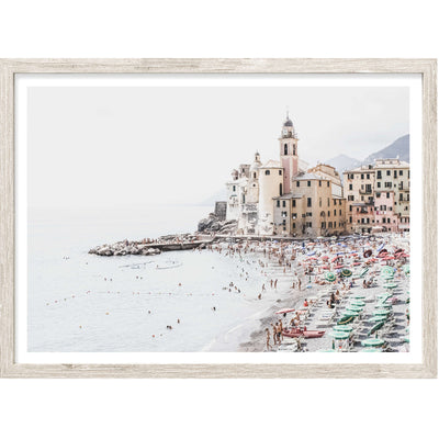 Camogli Beach | Travel Wall Art Print