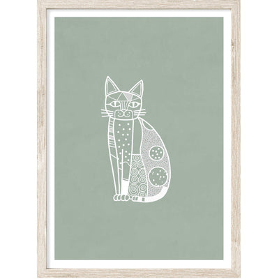 Feline I | Illustration Wall Art Print