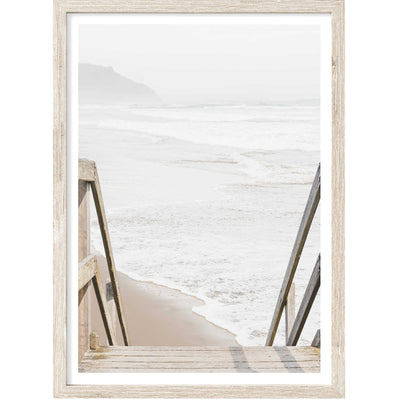 Beach Steps II | Coastal Wall Art Print